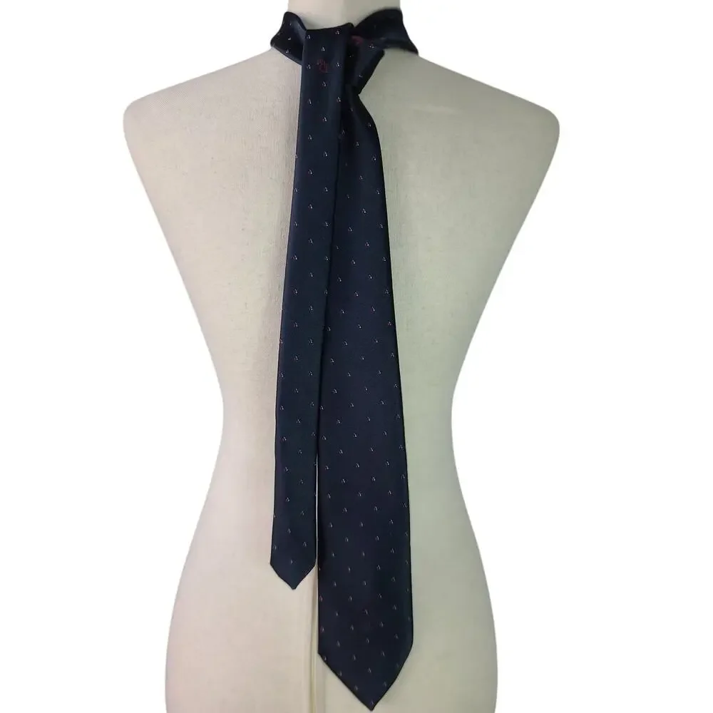 Christian Dior Gray Red White Men's Tie
